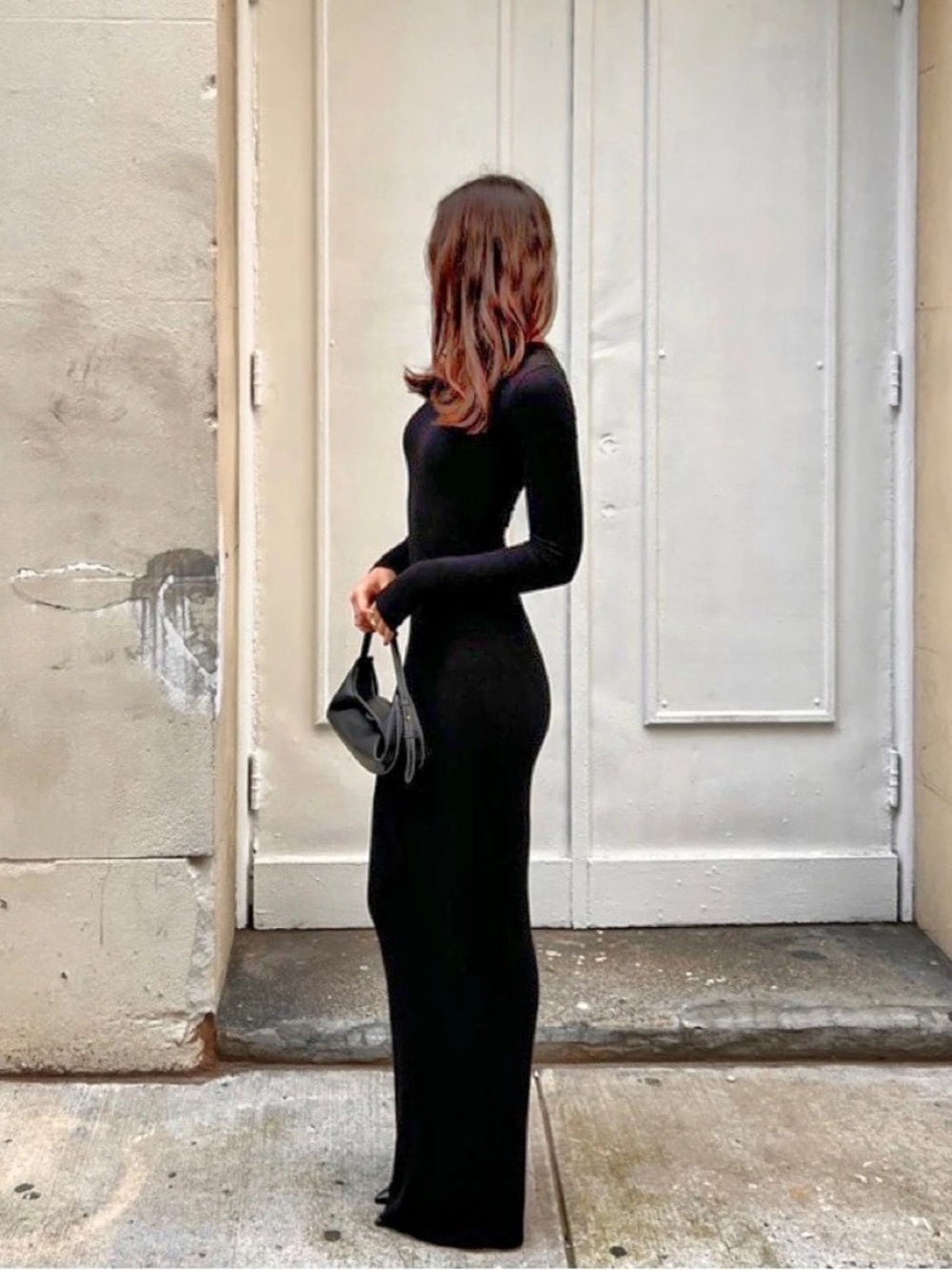 SKIMS Long Sleeve Maxi Dress